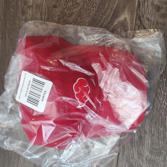 Naruto Shippuden Chenille Akatsuki Cloud Cap HAT - BoxLunch Exclusive - NEW - Picture 5 of 5